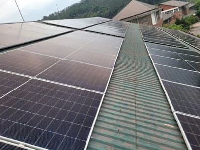 Điện mặt trời mái nhà - Khu thể thao giải trí